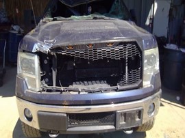 2014 FORD F-150, BLUE, XLT, 3.5L, AT, 4WD, CREW,   F25158